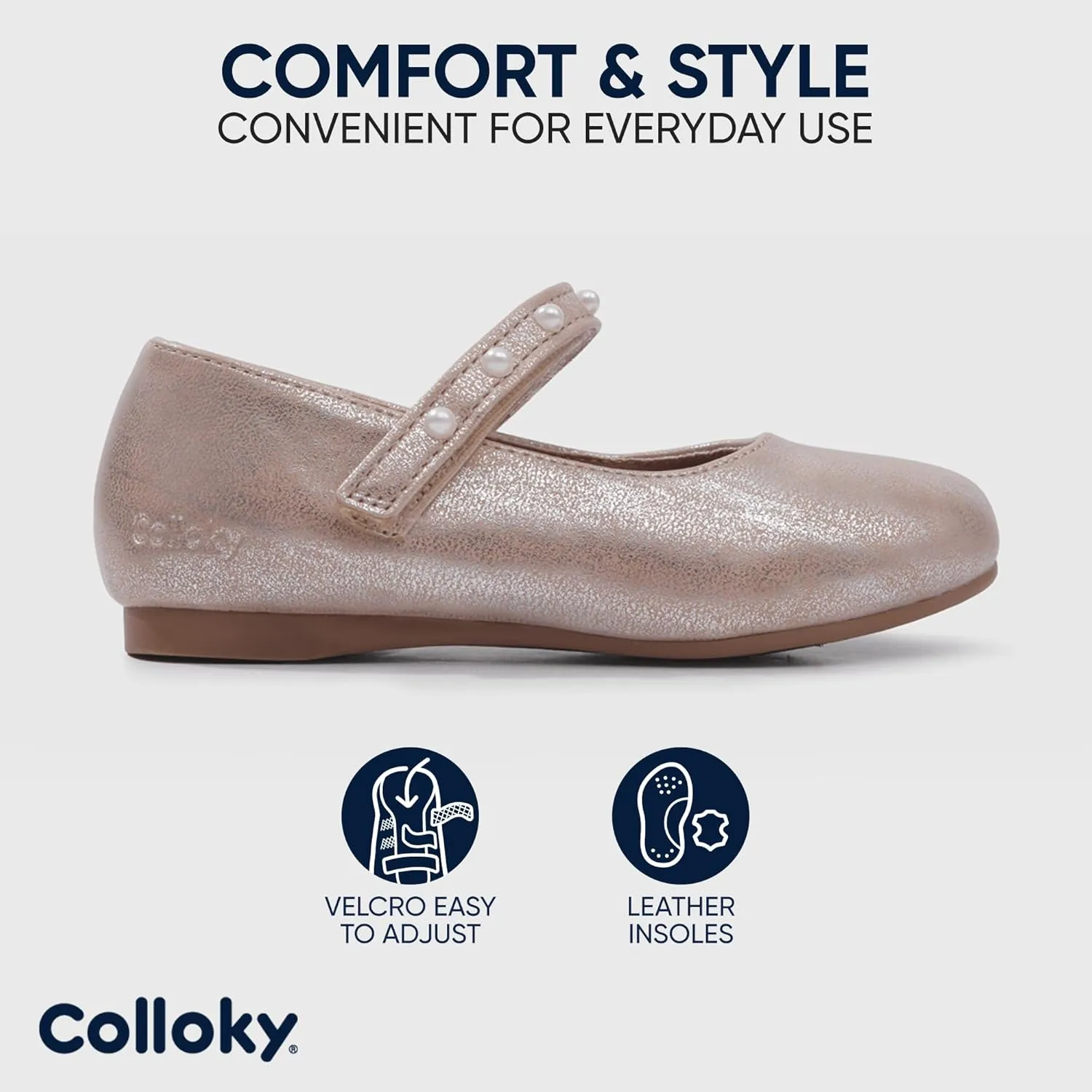 Toddler Mary Jane Shoes Little Girl Elegant Ballet Flats Perfect for Parties & School Events - Versatile Fashion Dress Wardrobe for Young Girls Everyday
