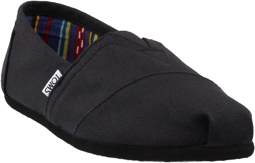 TOMS Toddler Girls Alpargata Slip On Sneakers Shoes