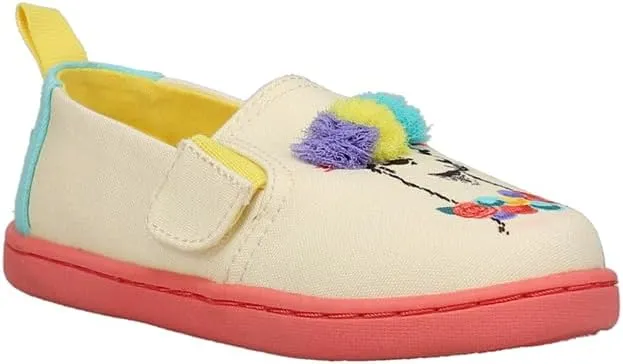 TOMS Toddler Girls Alpargata Slip On Sneakers Shoes
