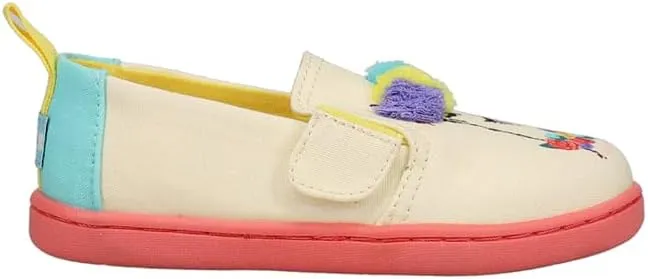 TOMS Toddler Girls Alpargata Slip On Sneakers Shoes
