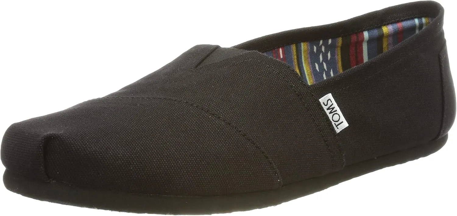 TOMS Toddler Girls Alpargata Slip On Sneakers Shoes