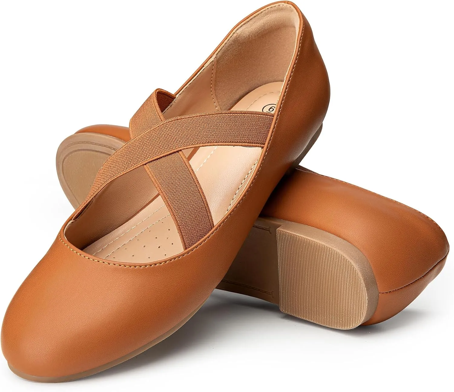 Trary Black Ballet Flats - Ankle Strap Mary Jane Shoes, Wide Width Women's Flats for Dressy Occasions