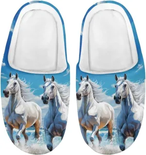 Uourmeti Kids House Shoes Plush Slippers for Girls Indoor Outdoor Slippers