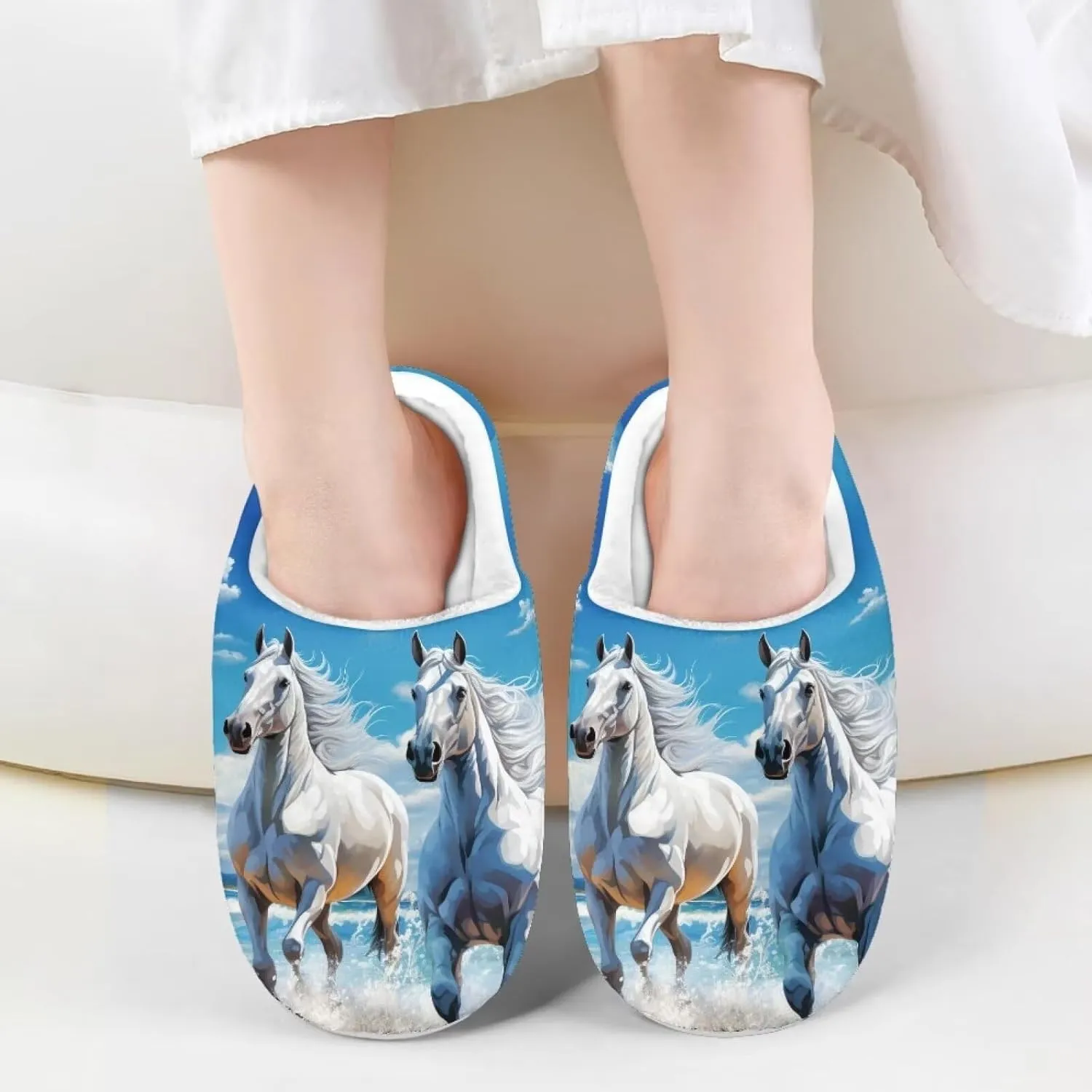 Uourmeti Kids House Shoes Plush Slippers for Girls Indoor Outdoor Slippers