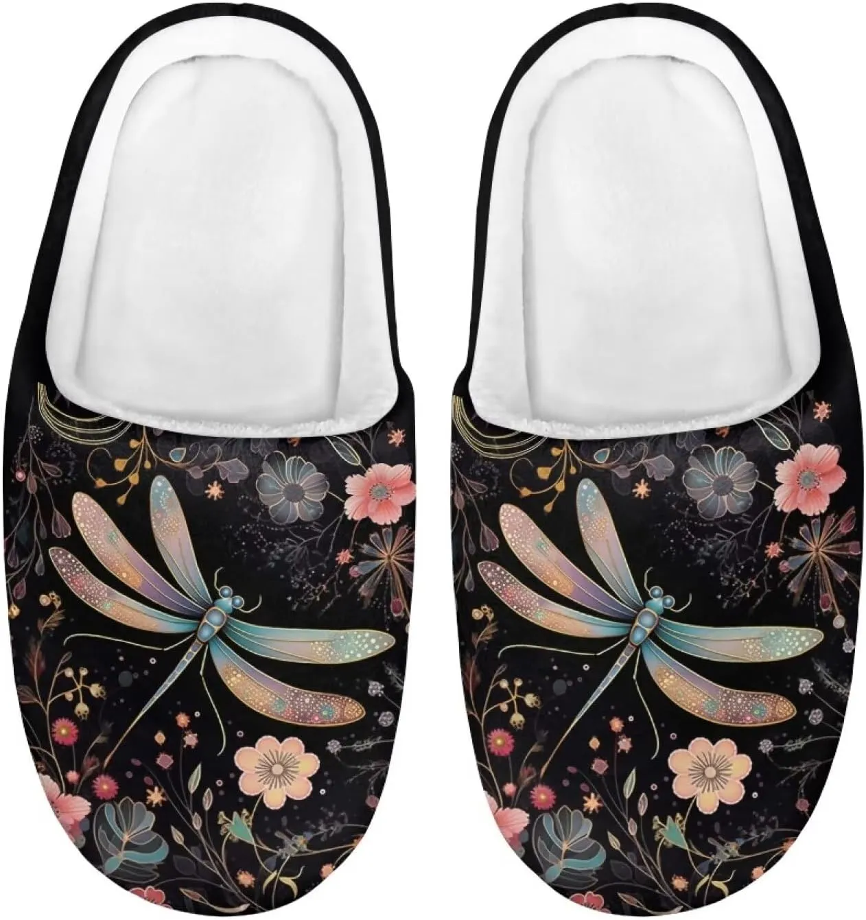 Uourmeti Kids House Shoes Plush Slippers for Girls Indoor Outdoor Slippers