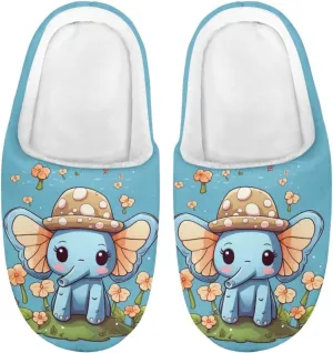 Uourmeti Kids House Shoes Plush Slippers for Girls Indoor Outdoor Slippers