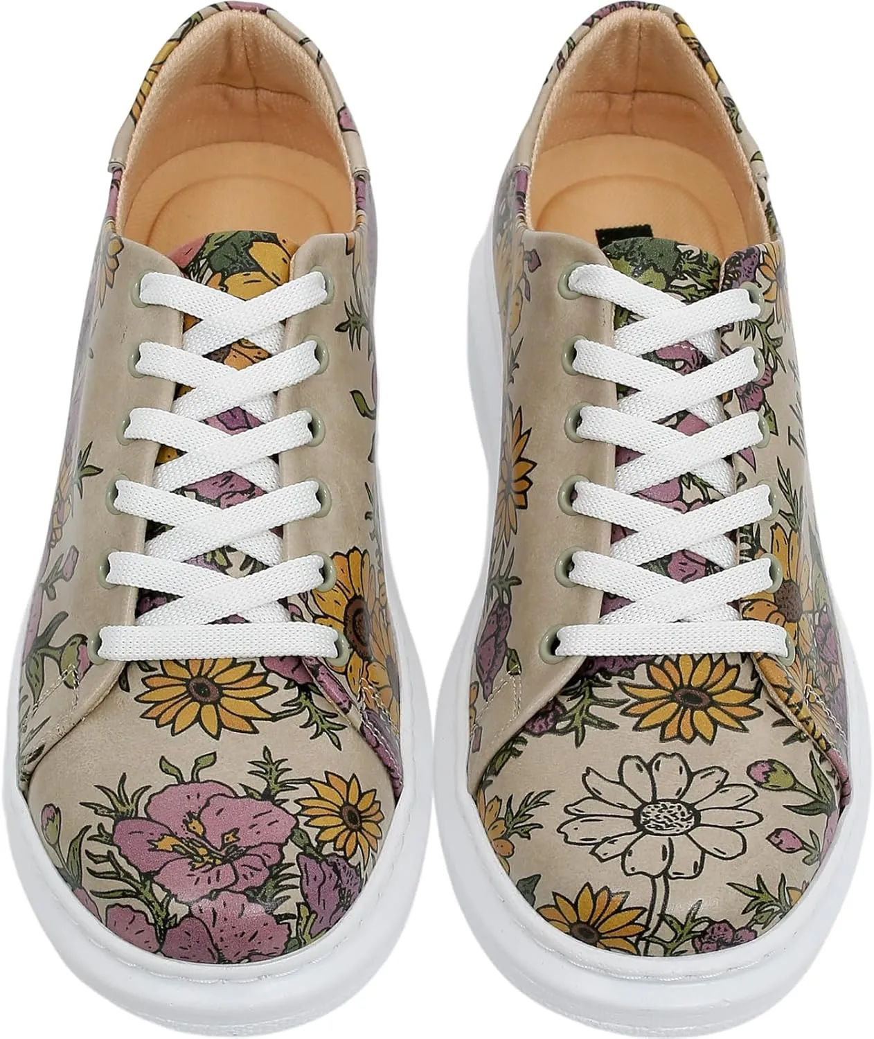 Wedge Platform Sneakers for Women - Handmade Vegan Leather, Unique Chunky Sneakers
