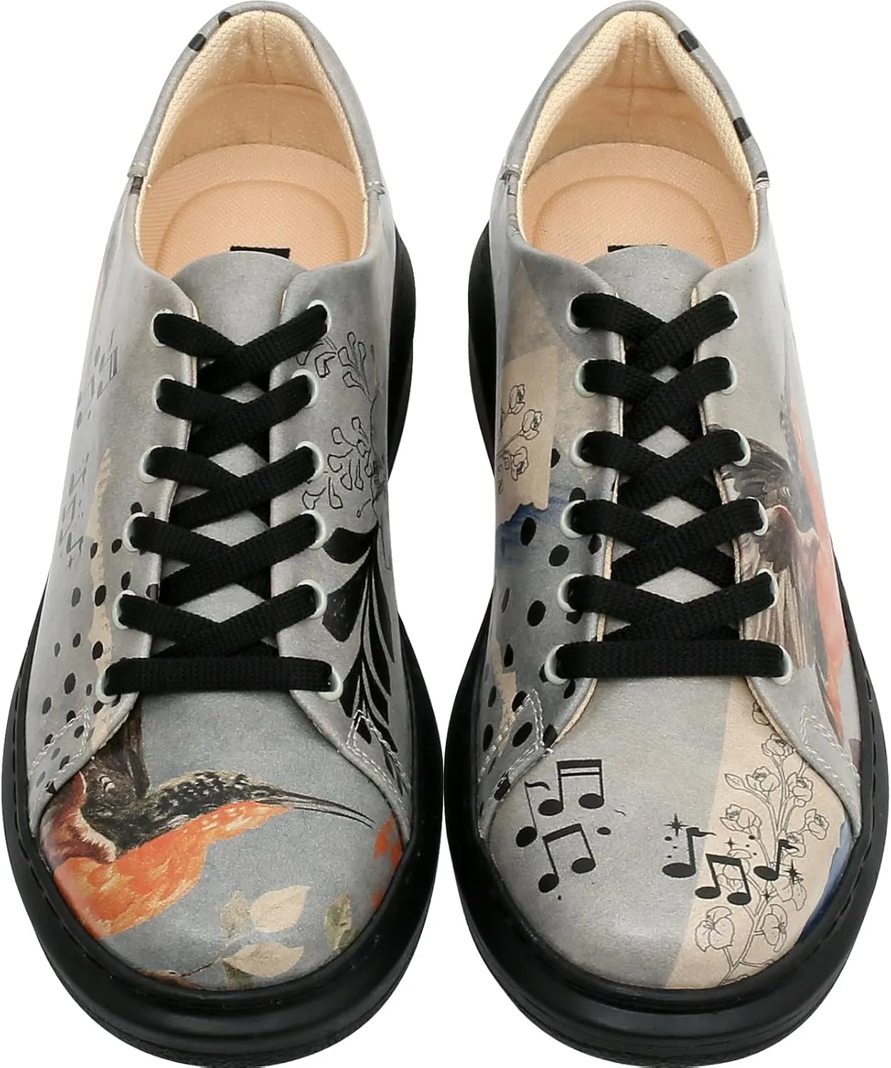 Wedge Platform Sneakers for Women - Handmade Vegan Leather, Unique Chunky Sneakers