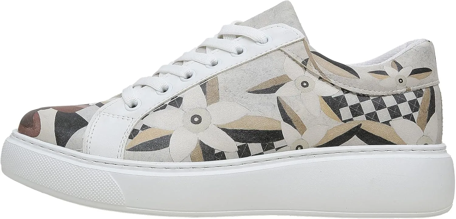 Wedge Platform Sneakers for Women - Handmade Vegan Leather, Unique Chunky Sneakers