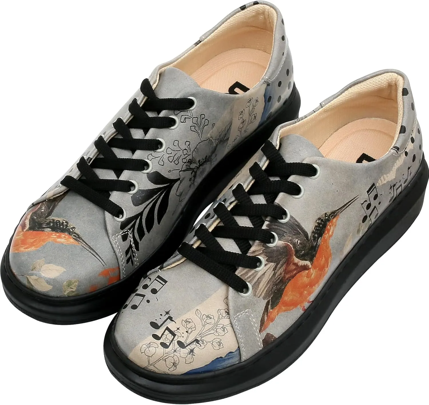 Wedge Platform Sneakers for Women - Handmade Vegan Leather, Unique Chunky Sneakers