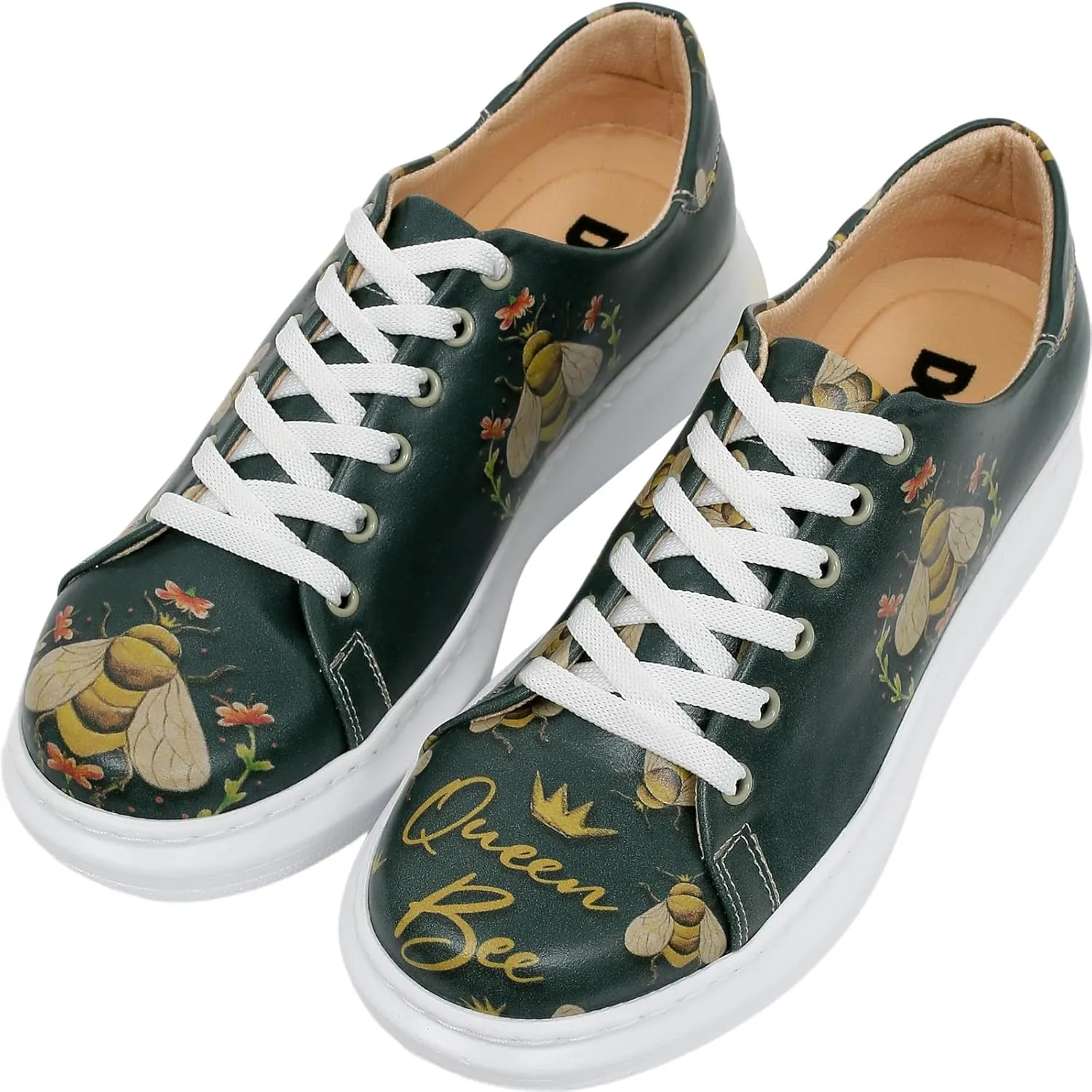 Wedge Platform Sneakers for Women - Handmade Vegan Leather, Unique Chunky Sneakers