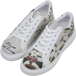 Wedge Platform Sneakers for Women - Handmade Vegan Leather, Unique Chunky Sneakers