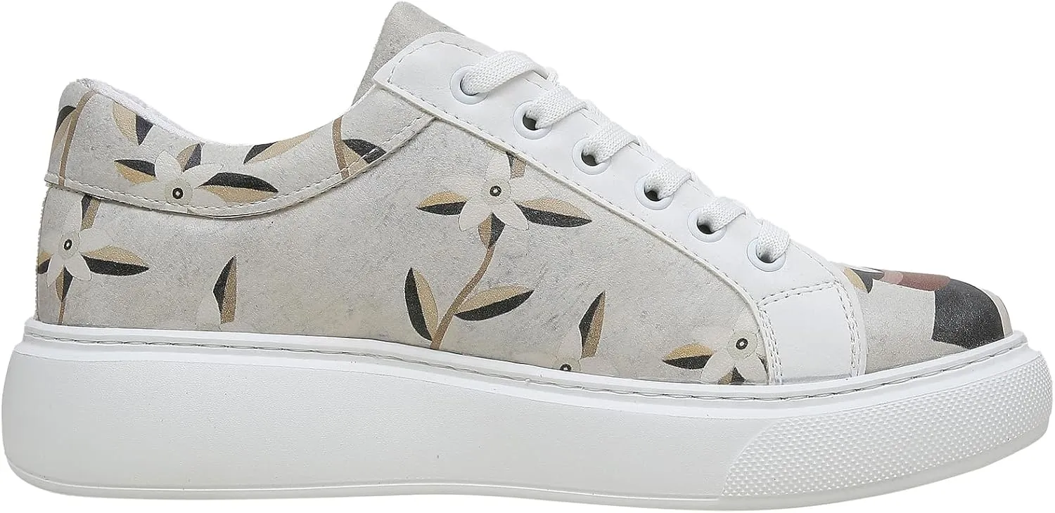 Wedge Platform Sneakers for Women - Handmade Vegan Leather, Unique Chunky Sneakers