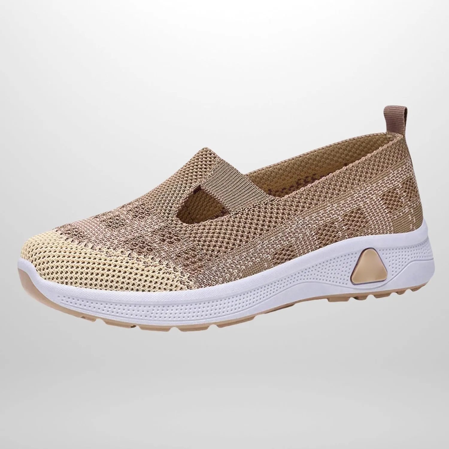 Womens Athletic Hiking Woven Orthopedic Breathable Barefoot Hands Free Slip in Sock Sneakers Mesh Trainers Comfortable Casual Air Cushion Walking Running Jogging Trave Shoes