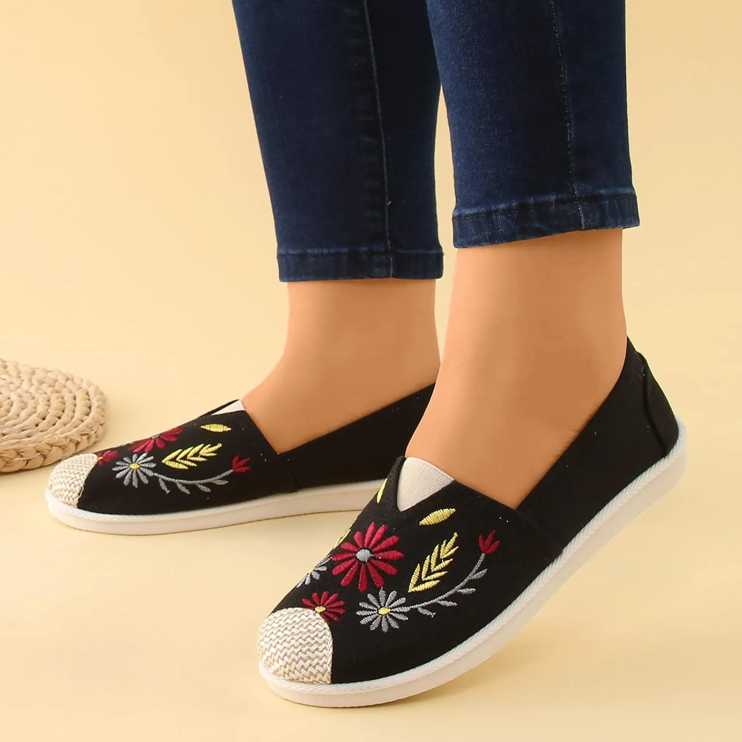 Women's Ballet Flat Comfortable Flats Womens Shoes Foldable Ballet Flats for Women Breathable Slip on Shoes