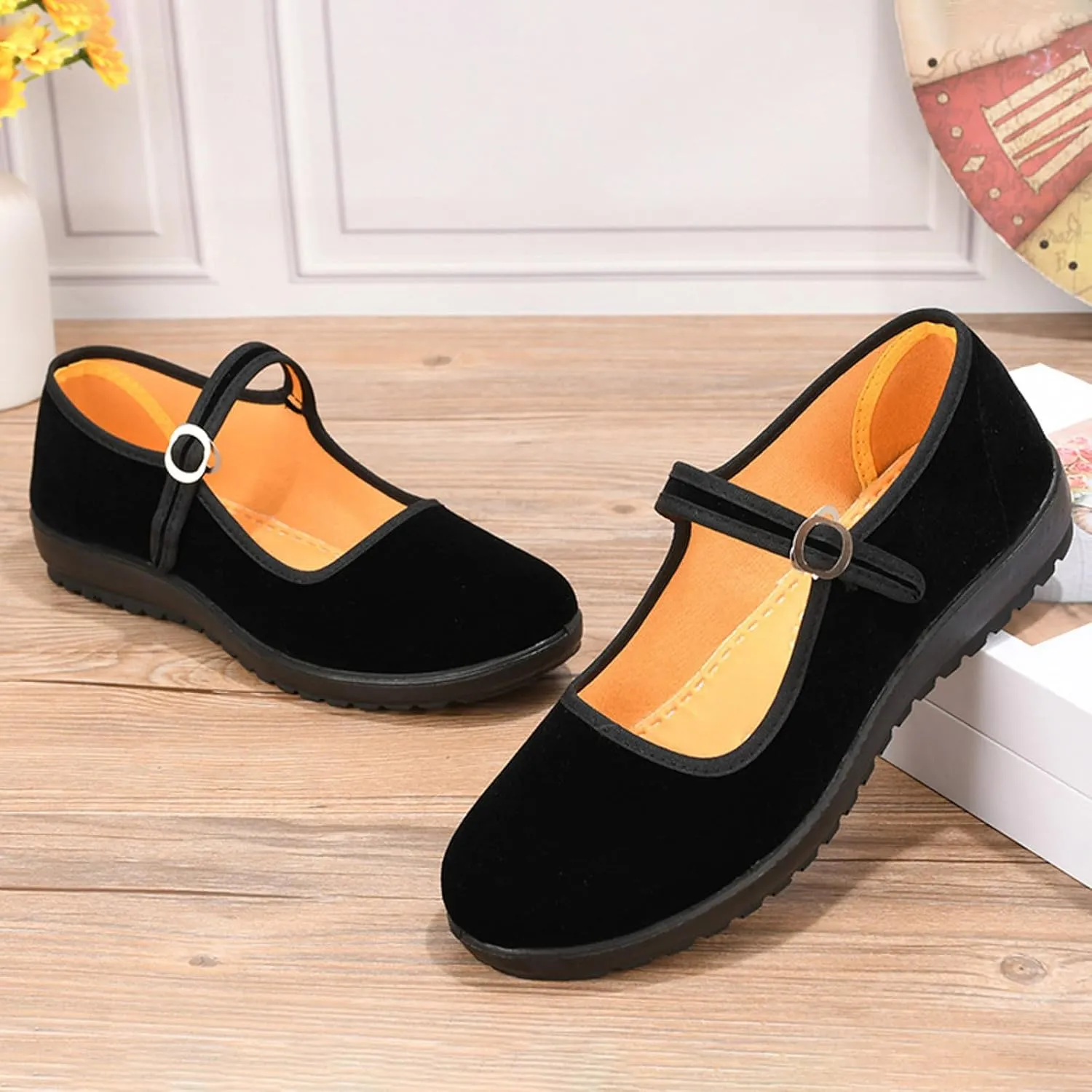 Women's Ballet Flat Women Ballet Flats Women's Foldable Sequin Shoes Dress Shoes Comfortable Pu Leather