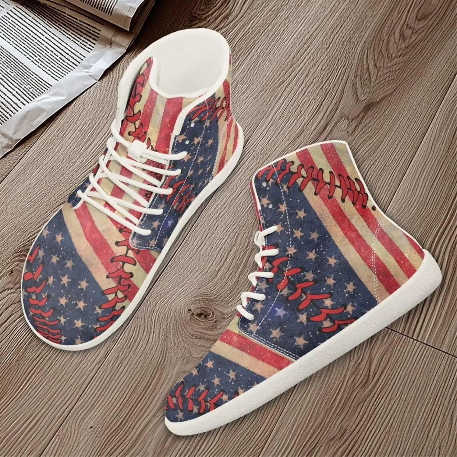 Womens High Top Sneakers Wide Barefoot Shoes for Men Leather Shoes