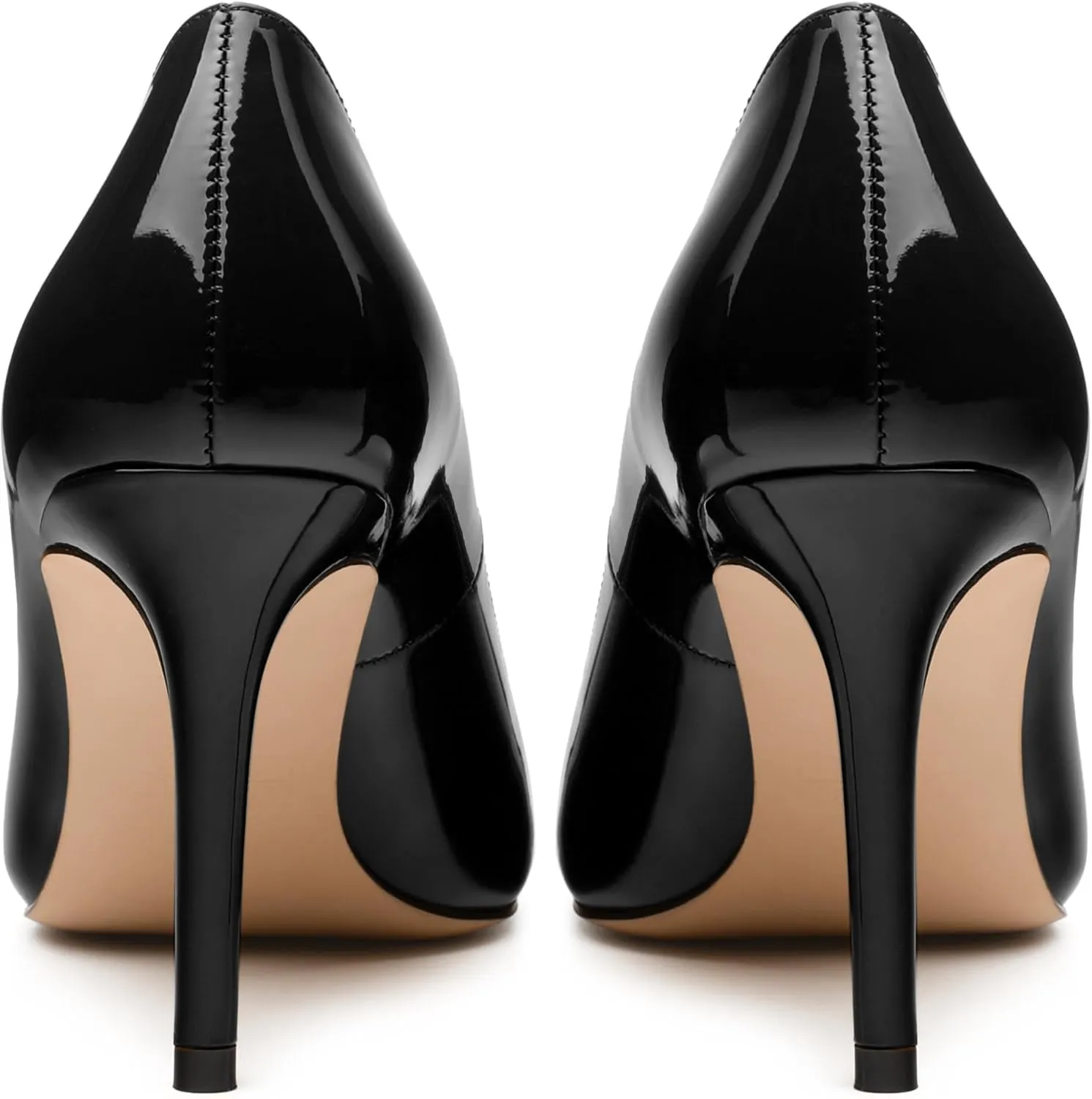Women's Pumps, Closed Pointed Toe High Stiletto Heels Dress Wedding Pump Shoes for Women