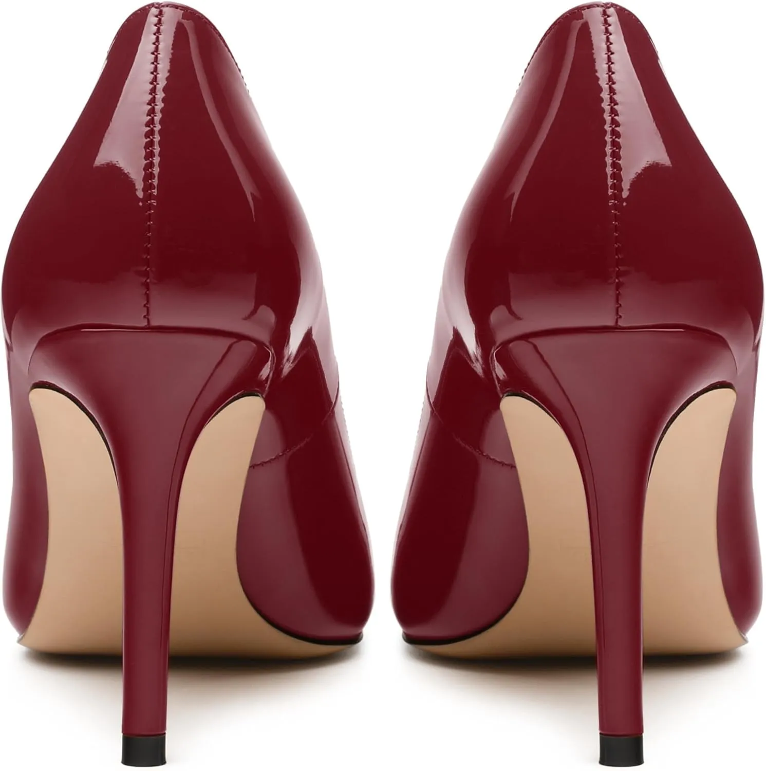 Women's Pumps, Closed Pointed Toe High Stiletto Heels Dress Wedding Pump Shoes for Women