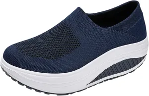 Womens Slip On Sneakers with Max Cushioning and Arch Support Slip On Sneakers Women Wide Fit Womens Casual Shoes Wide Toe Box Platform Sneakers for Women Slip On Slip On Sneakers