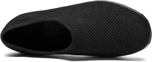 Womens Slip On Sneakers with Max Cushioning and Arch Support Slip On Sneakers Women Wide Fit Womens Casual Shoes Wide Toe Box Platform Sneakers for Women Slip On Slip On Sneakers