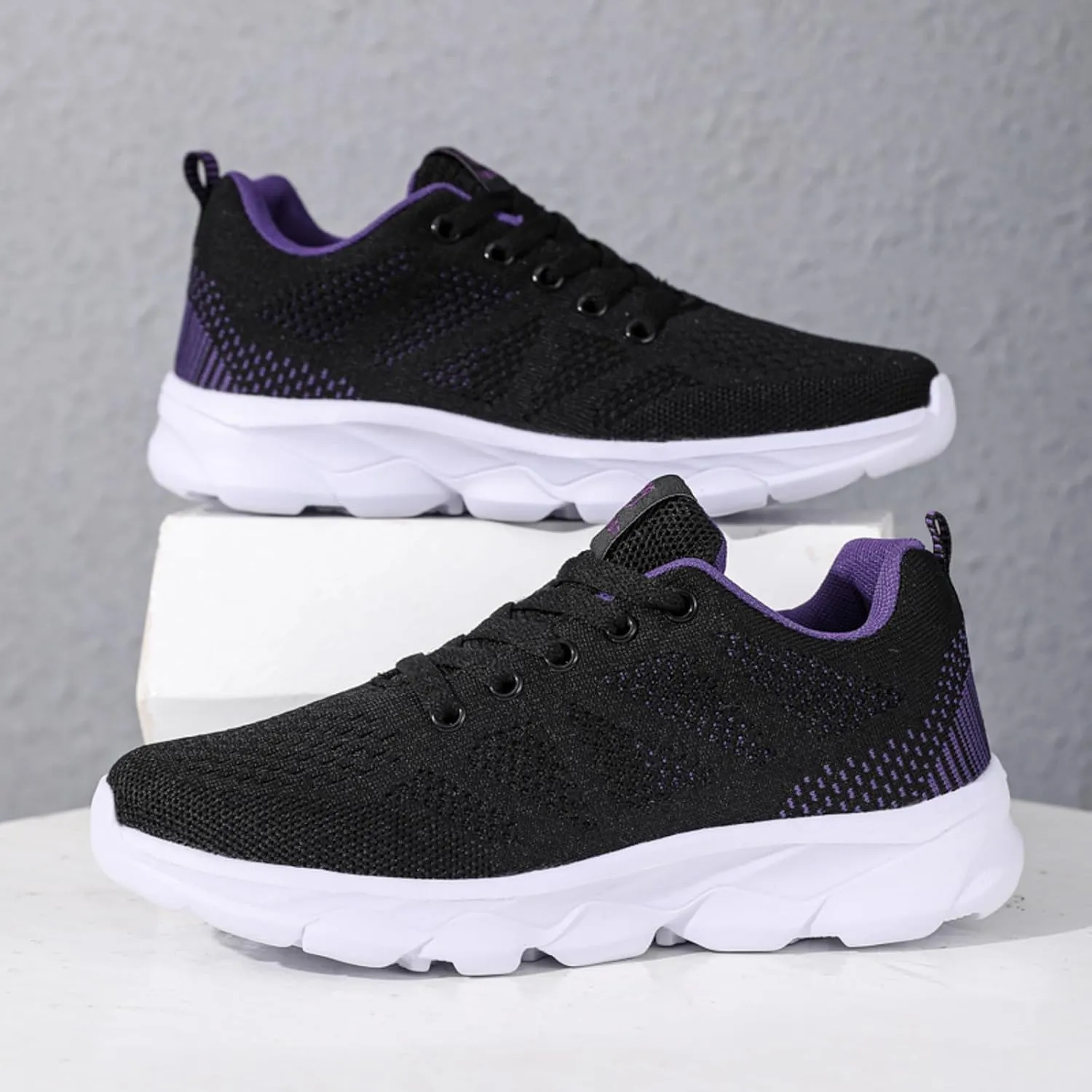 Womens Slip on Sneakers Womens Slip on Tennis Shoes Women's Fashion Lace Up Sneakers Slip on Sneakers for Women