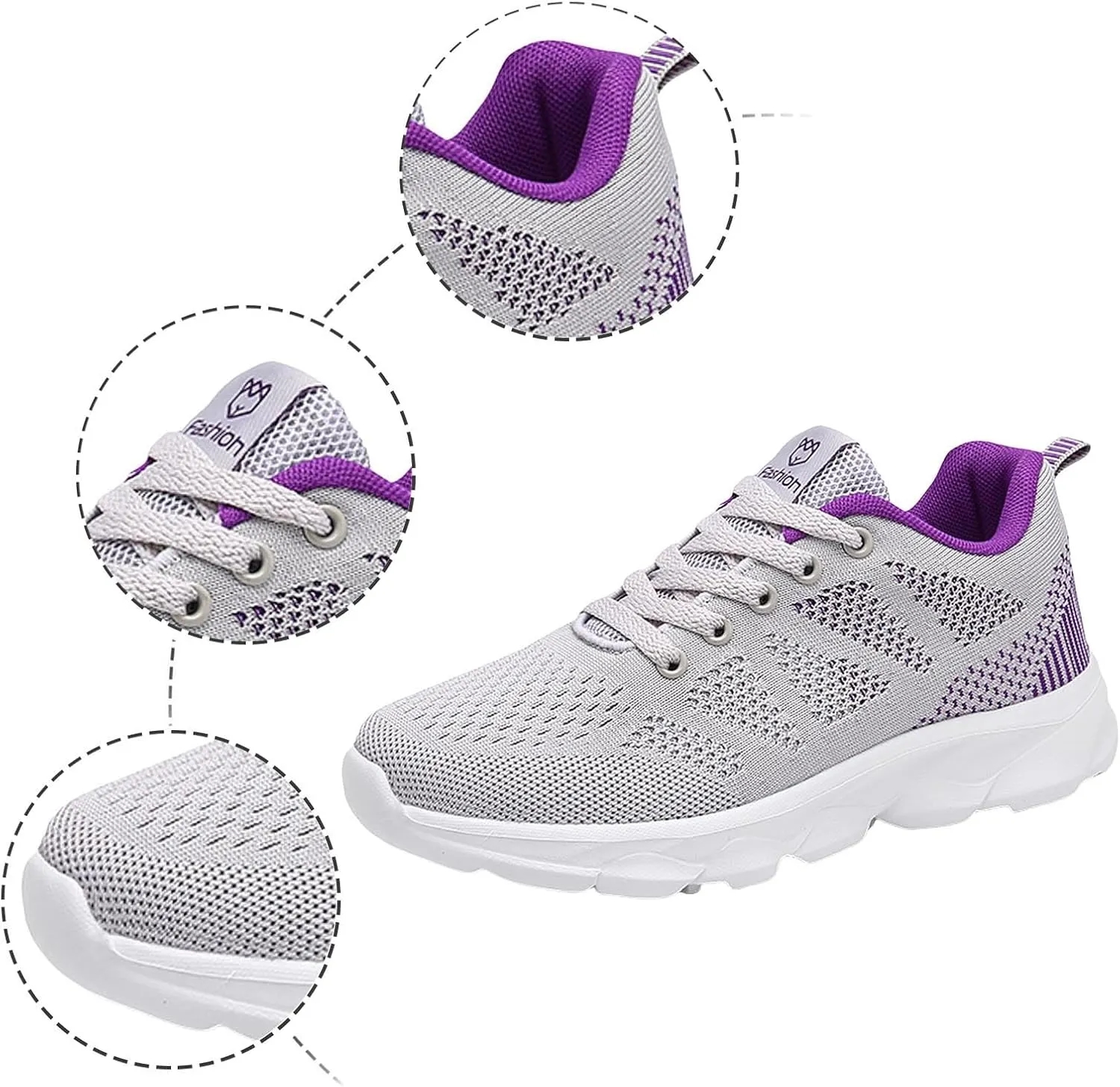 Womens Slip on Sneakers Womens Slip on Tennis Shoes Women's Fashion Lace Up Sneakers Slip on Sneakers for Women