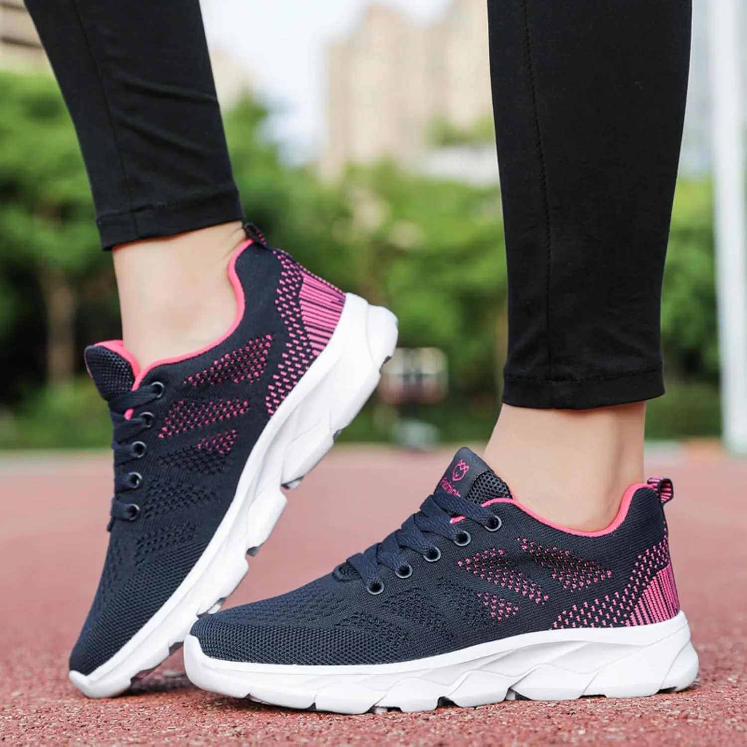 Womens Slip on Sneakers Womens Slip on Tennis Shoes Women's Fashion Lace Up Sneakers Slip on Sneakers for Women