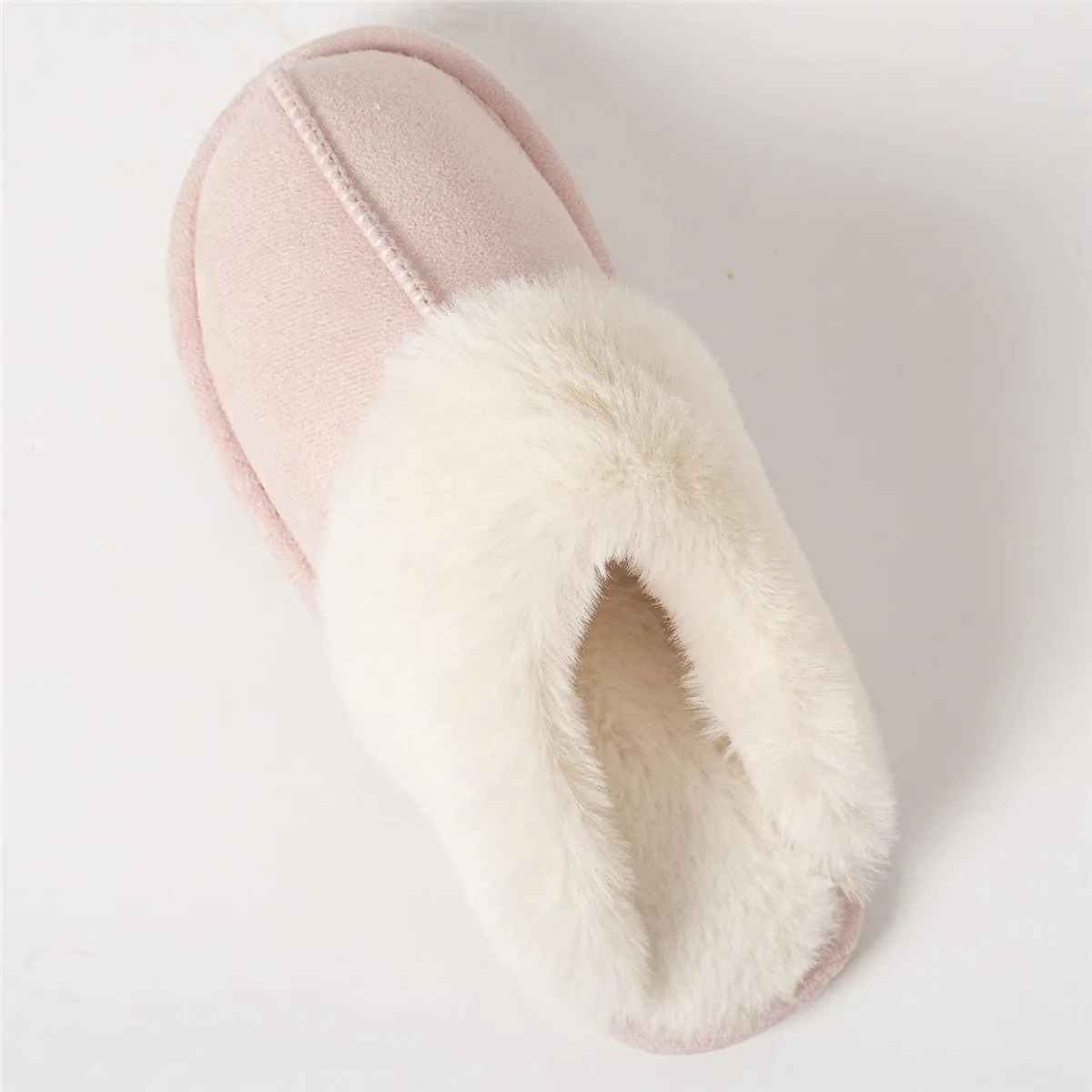 Women's Slippers Soft Plush Winter Warm House Shoes Slip on Fluffy Fur Slippers