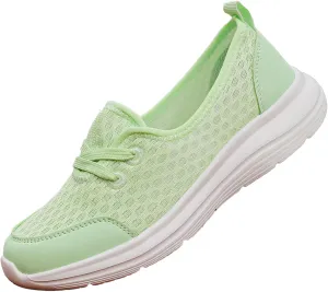 Womens Soft Sole Mesh Comfort Orthopedic Arch Support Slip Breathable Walking Wedges Sneakers Shoes